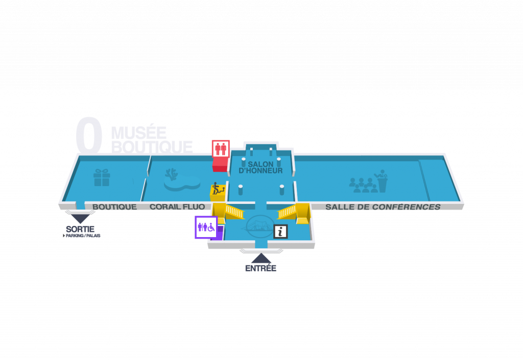 Plan Musée océanographique - Rez-de-chaussée - Plan Musée océanographique - Rez-de-chaussée - Rez-de-chaussée et entrée