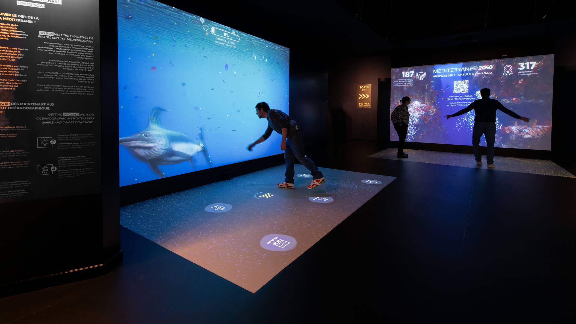 Exposition_Mediterranée_2050_20250325_Musee_oceanograpique_Monaco-salle-engagement©Institut_oceanographique_Monaco_ Frederic_Pacorel