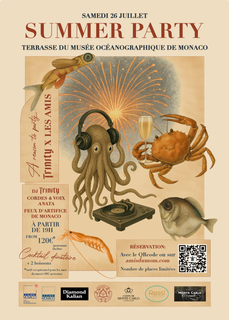 affiche-summer-party-2025-AAMOM-musee-oceanographique-monaco