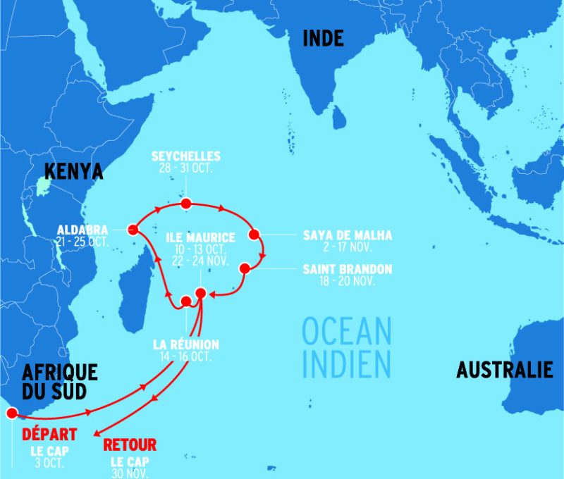 Carte Ocean Indien